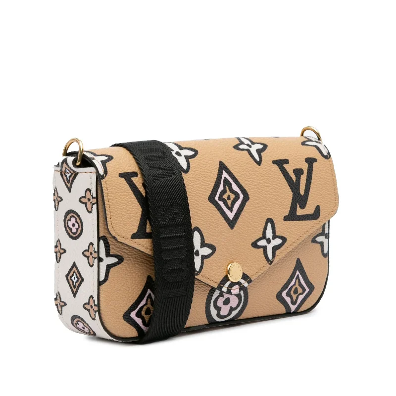 Designer bags with top handlesLouis Vuitton Monogram 'Wild at Heart' Felicie Strap & Go (ImIgwN)