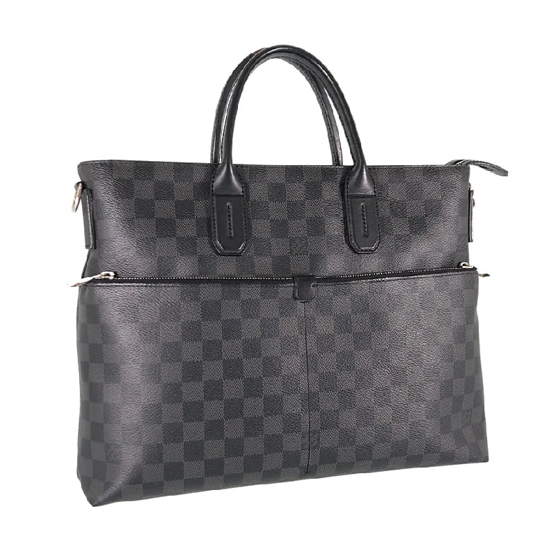 Trendy bucket bags for summerLOUIS VUITTON Damier Graphite 7DW Seven Days A Week N41564 Briefcase