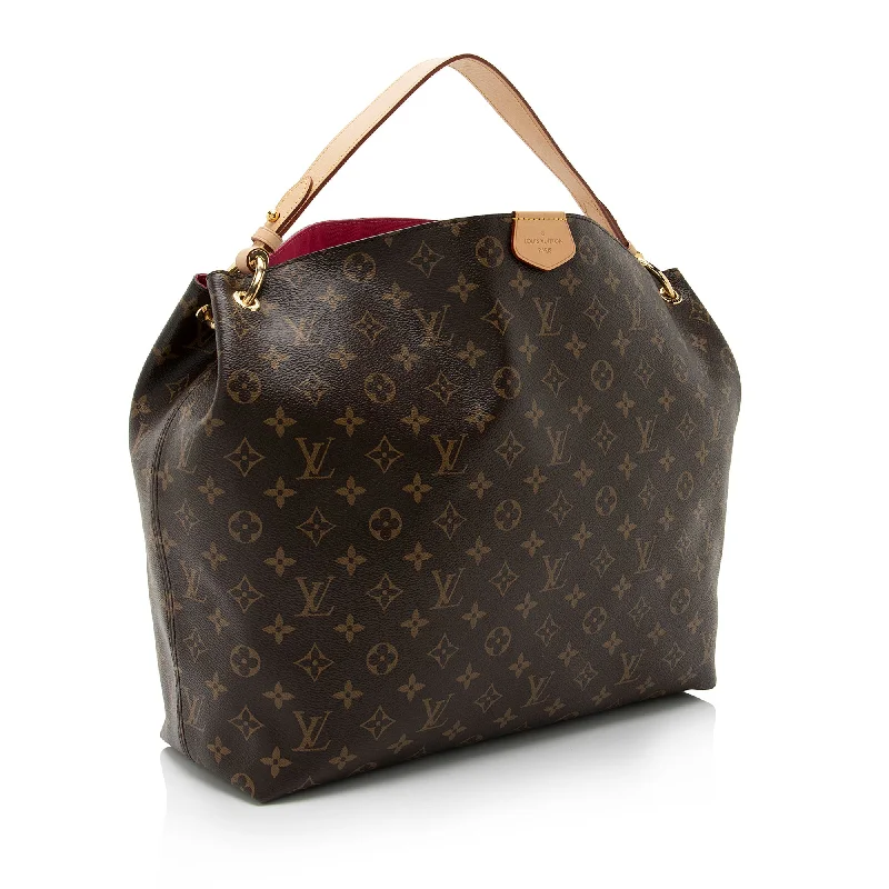 Best tote bags for workLouis Vuitton Monogram Canvas Graceful MM Hobo (fP3H5t)