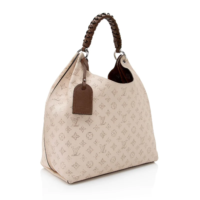 Luxury brand bags on saleLouis Vuitton Mahina Leather Carmel Hobo (I2e2sp)