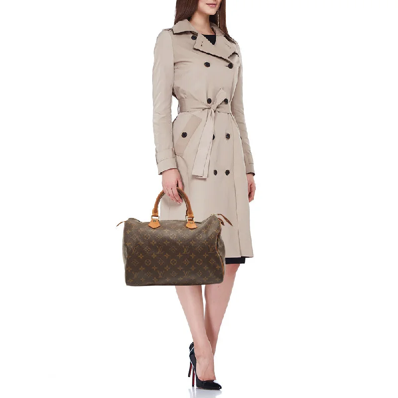 Minimalist leather handbagsLOUIS VUITTON Monogram Canvas Speedy 30 Bag