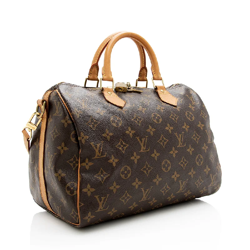 Lightweight duffle bags for gymLouis Vuitton Monogram Canvas Speedy Bandouliere 30 Satchel (SHF-17837)