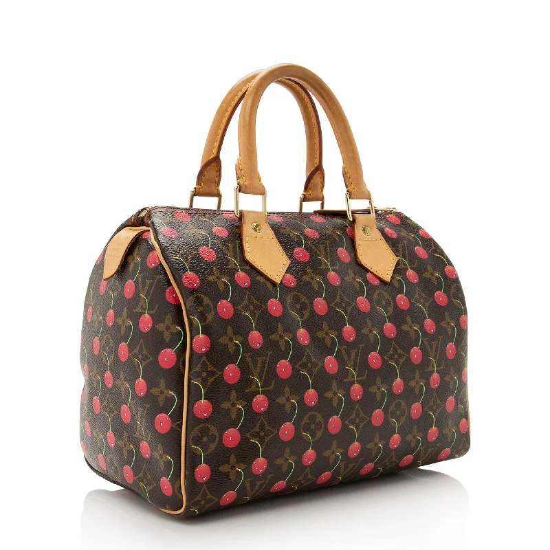 Stylish laptop bags for professionalsLouis Vuitton Limited Edition Cerises Speedy 25 Satchel (22166)