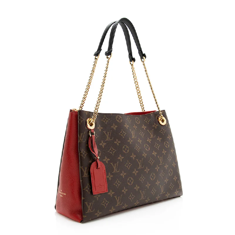 Water-resistant travel backpacksLouis Vuitton Monogram Canvas Surene MM Tote (SHF-19725)