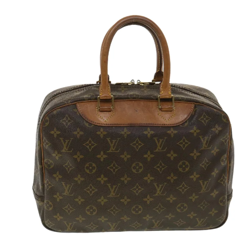 Eco-friendly tote bags for shoppingLOUIS VUITTON Monogram Deauville Hand Bag M47270 LV Auth 36157