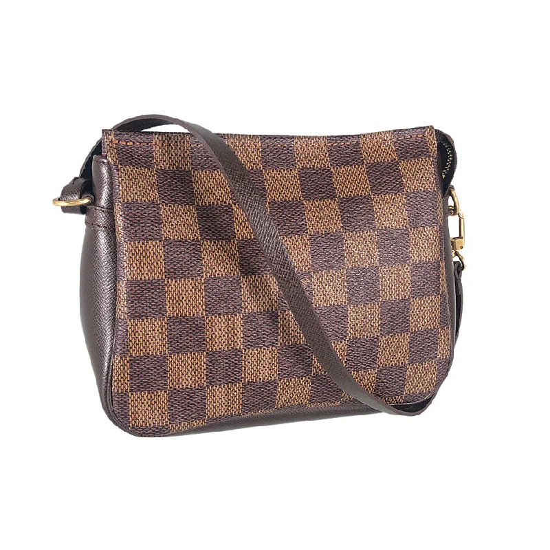 High-quality leather messenger bagsLOUIS VUITTON Damier Truth Make Up N51982 Pouch