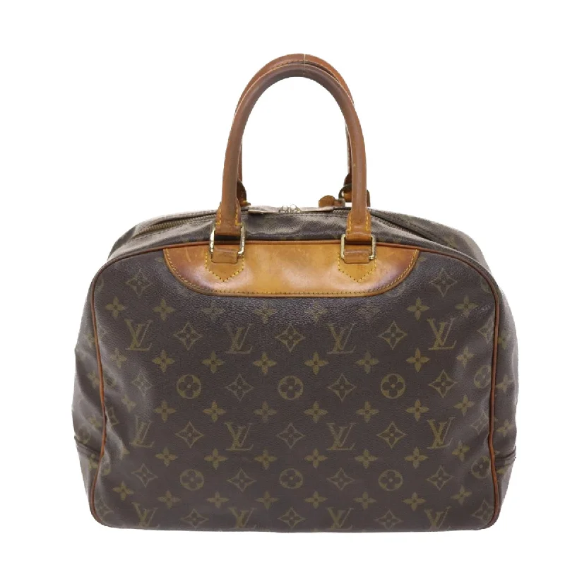 Affordable leather bagsLOUIS VUITTON Monogram Deauville Hand Bag M47270 LV Auth 49866