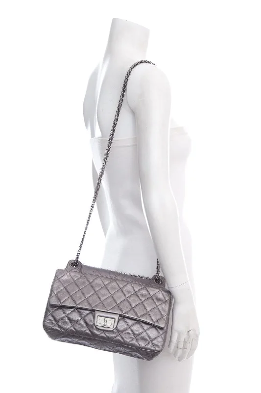 Eco-friendly tote bags for shoppingChanel 2008 Silver Reissue Accordian Handbag