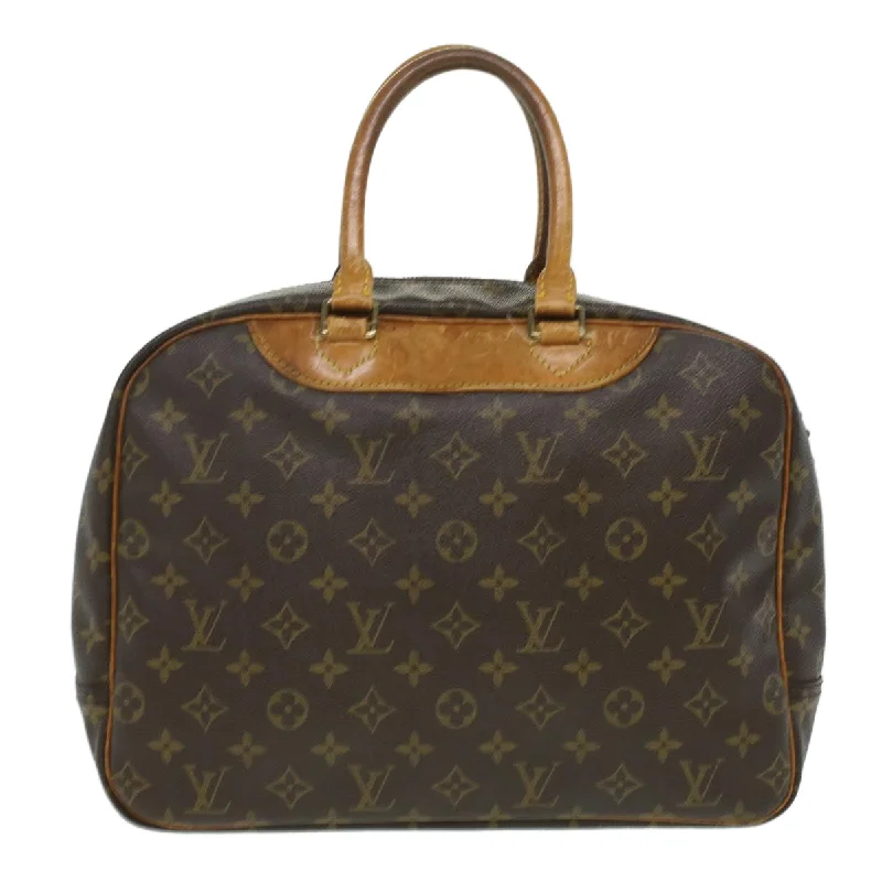 High-end designer bags for menLOUIS VUITTON Monogram Deauville Hand Bag M47270 LV Auth bs3504