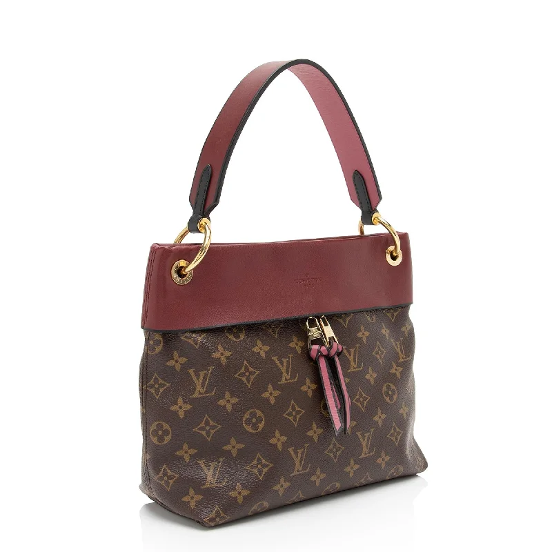 Vegan leather handbagsLouis Vuitton Monogram Canvas Tuileries Besace Shoulder Bag (SHF-23651)