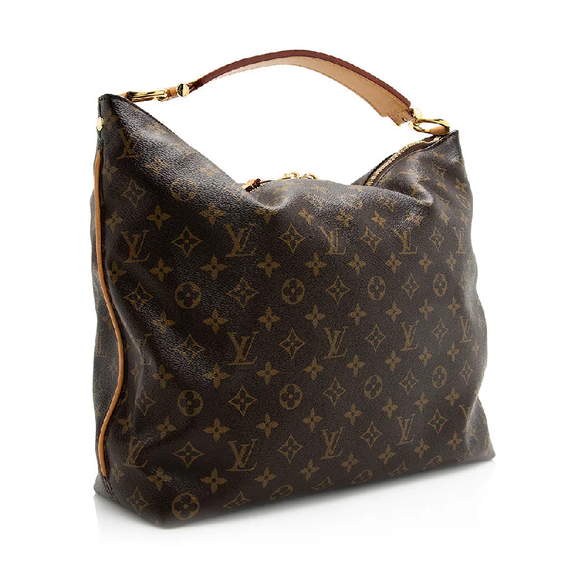 Eco-friendly tote bags for shoppingLouis Vuitton Monogram Canvas Sully MM Shoulder Bag (SHF-21346)