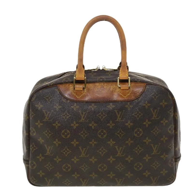 Luxury bags with exotic skinsLOUIS VUITTON Monogram Deauville Hand Bag M47270 LV Auth 39462