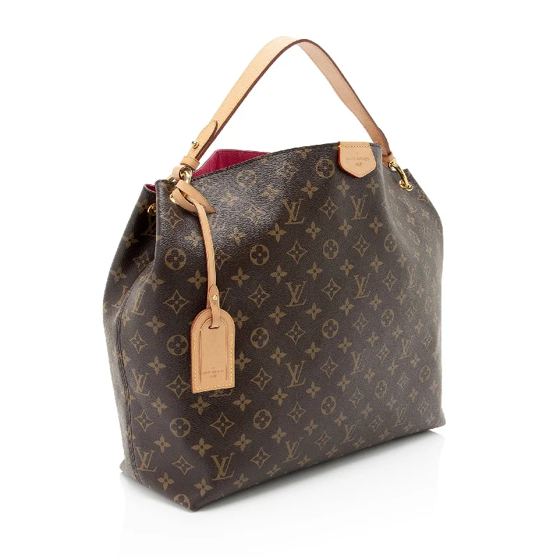 Affordable designer bag dupesLouis Vuitton Monogram Canvas Graceful MM Hobo (9a1WVz)