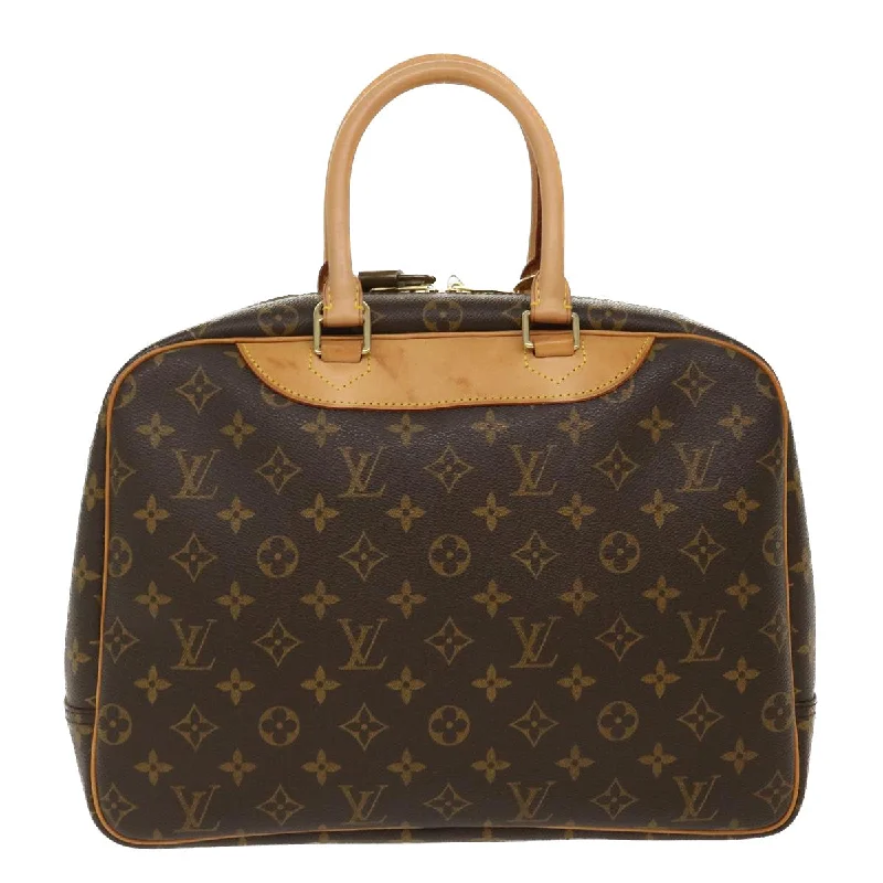 Stylish laptop bags for professionalsLOUIS VUITTON Monogram Deauville Hand Bag M47270 LV Auth 39669