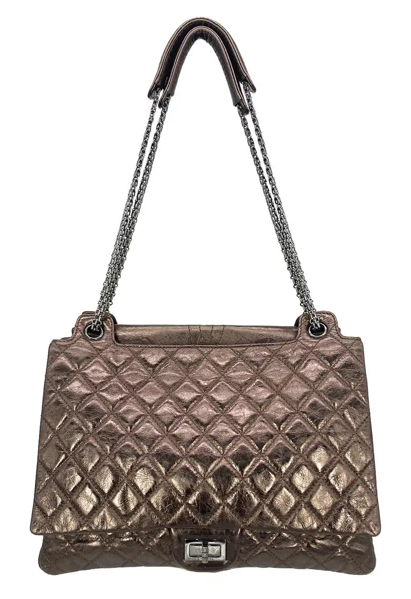 Trendy bucket bags for summerChanel Metallic Bronze Quilted Leather Classic Flap Shopping Tote