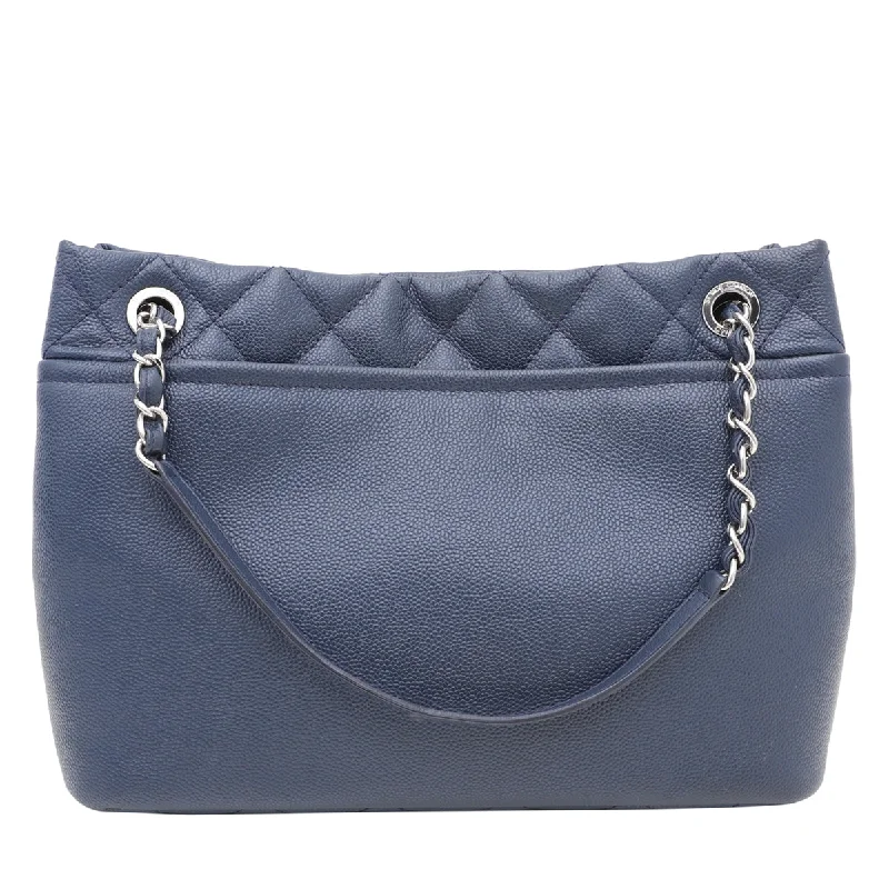 Compact crossbody bags for travelChanel Navy Blue GST Timeless Shopping Bag