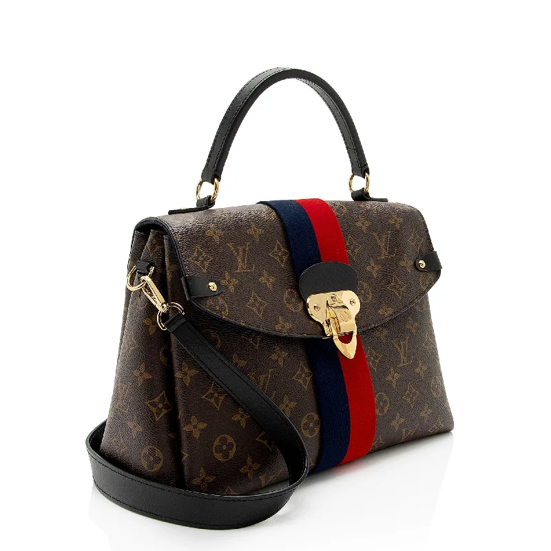 Designer bags with detachable strapsLouis Vuitton Monogram Canvas Georges MM Satchel (RBn9V8)