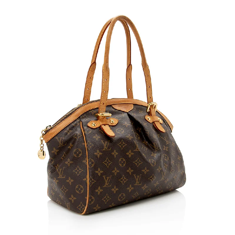 Vintage-inspired handbagsLouis Vuitton Monogram Canvas Tivoli GM Satchel (SHF-16704)