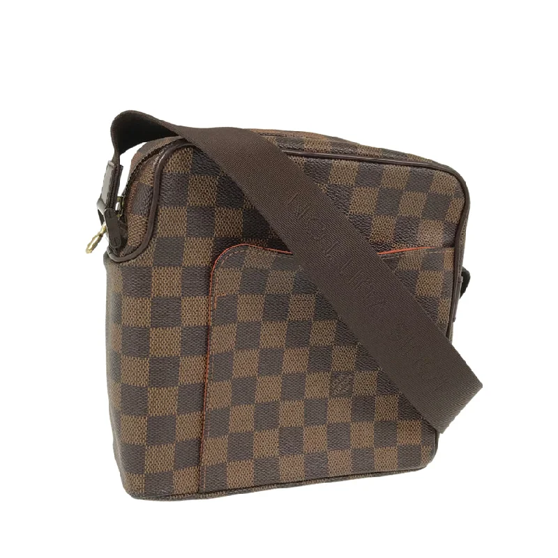 Designer bags with gold hardwareLOUIS VUITTON Damier Olaf PM N41442 Shoulder bag