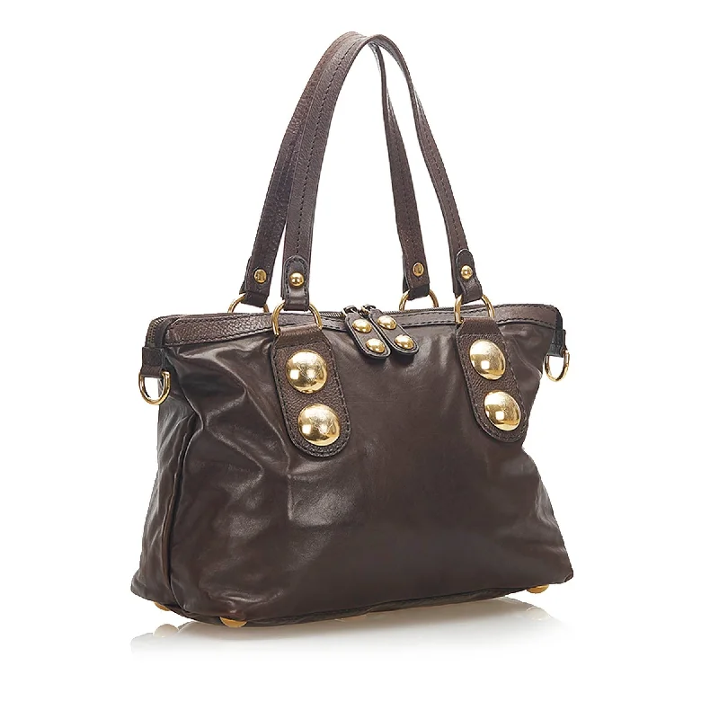 Durable leather bags for daily useGucci Leather Shoulder Bag (36161)