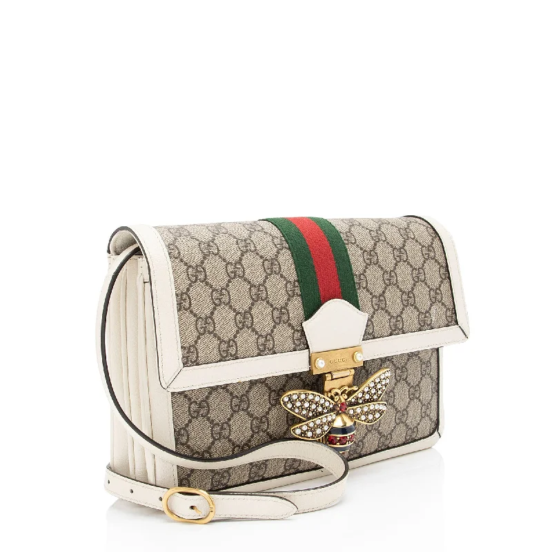 Eco-friendly tote bags for shoppingGucci GG Supreme Queen Margaret Medium Shoulder Bag (ru59Pg)