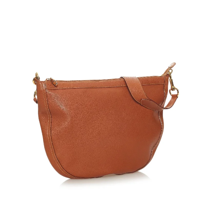 Affordable leather bagsGucci Leather Shoulder Bag (27353)