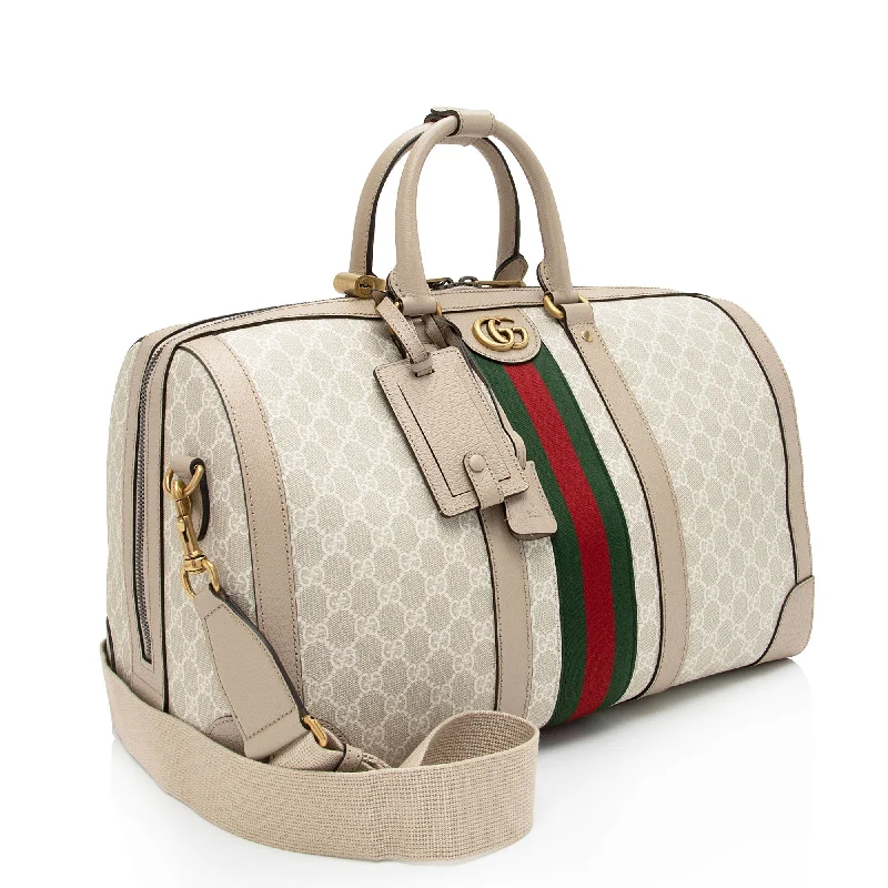 Designer bags for womenGucci GG Supreme Savoy Small Duffle Bag (jPjtdB)