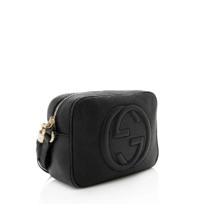 Designer bags with detachable strapsGucci Leather Soho Disco Bag (SHF-18274)