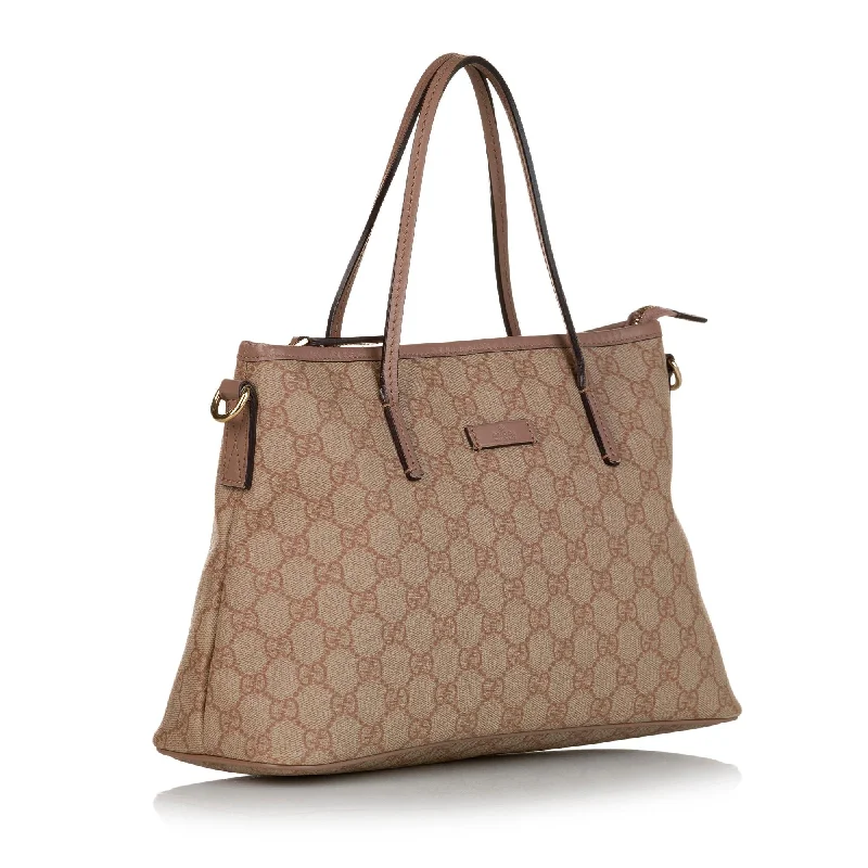 Designer bags with top handlesGucci GG Supreme Satchel (33406)